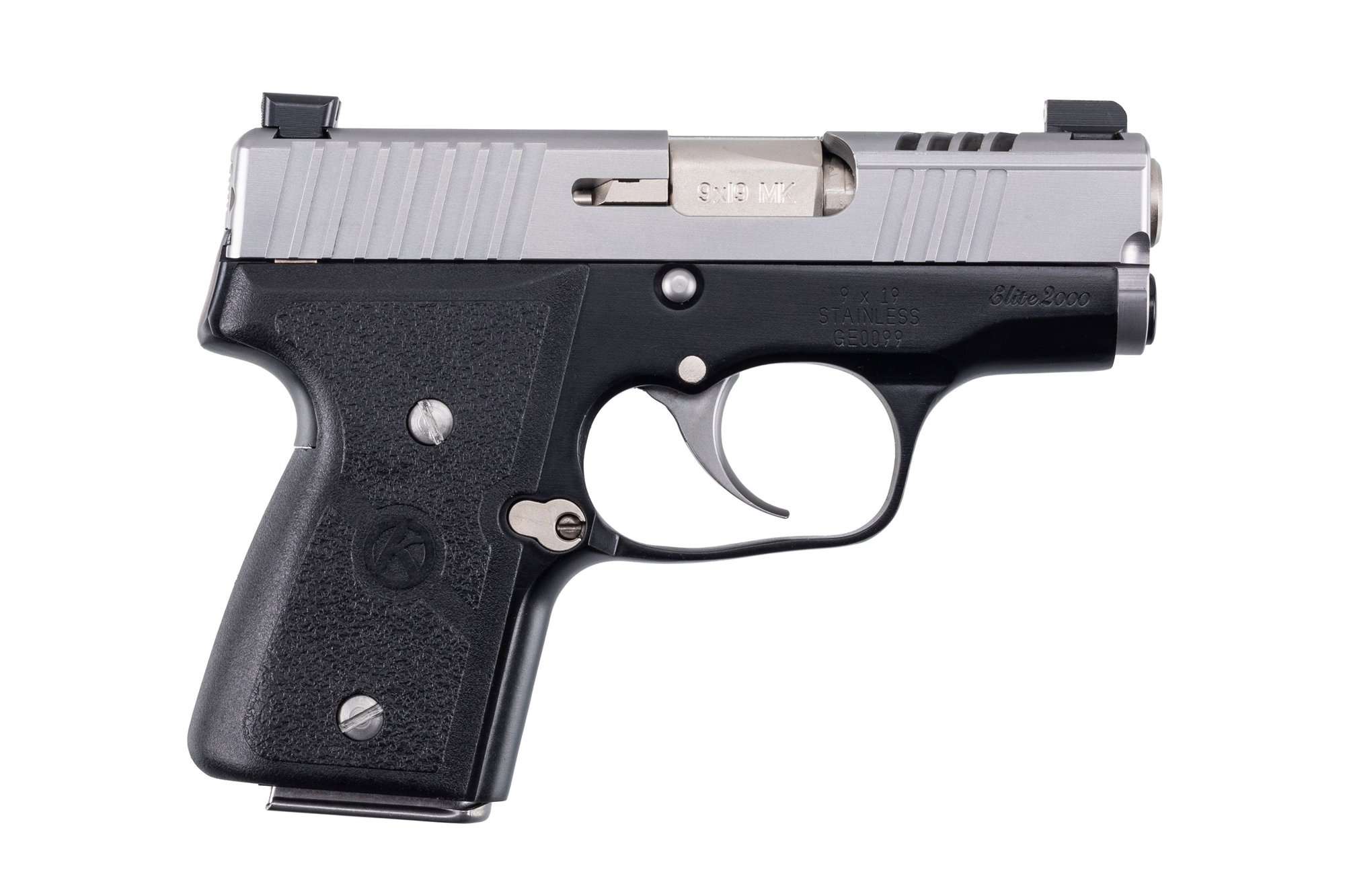 KAHR ARMS MK9 Elite 9mm 3" 7rd Pistol w/ Night Sights TwoTone KYGUNCO