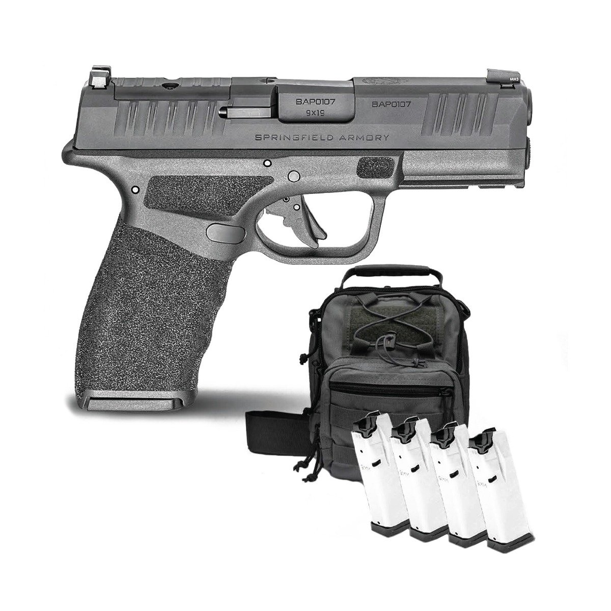 Springfield Armory Hellcat Pro Osp 9mm 37 15rd Optic Ready Pistol Gear Up Package Kygunco 4530