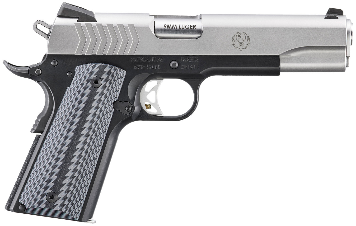 RUGER SR1911 9mm 5" 9rd - Stainless-img-0