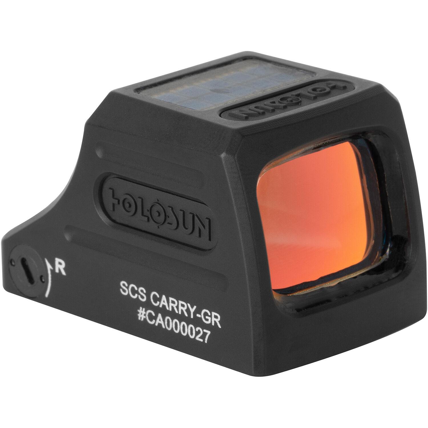 Holosun Solar Charging Rifle Sight Green Circle Dot Black