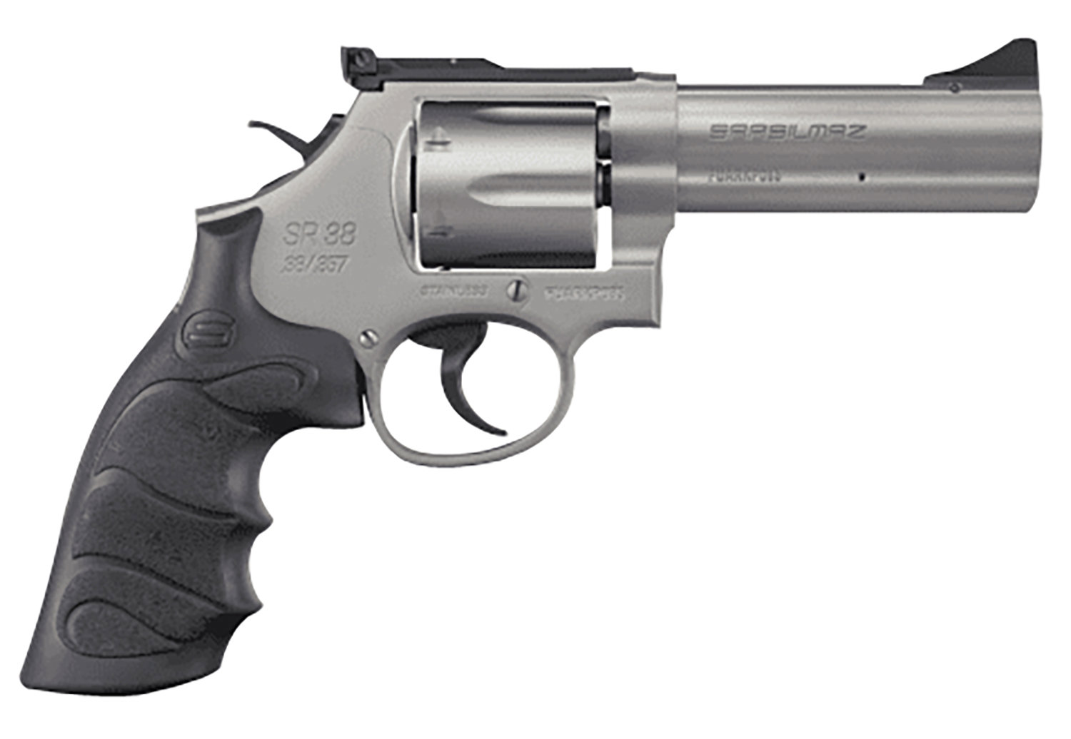 SAR USA SAR 357 Mag / 38 Special 4ʺ 6rd Revolver | Stainless | KYGUNCO