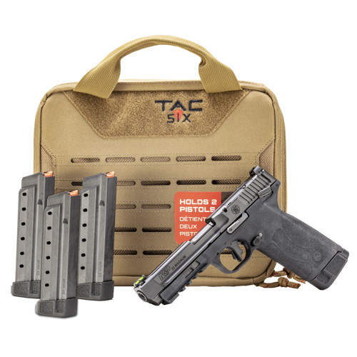 SMITH & WESSON M&P22 Magnum Range Kit 4.6" 4-30rd Mags & Case - Black