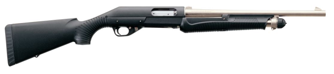 Benelli Nova Tactical H20 12 Gauge 3" 18.5" Pump Shotgun - Nickel  Black Synthetic