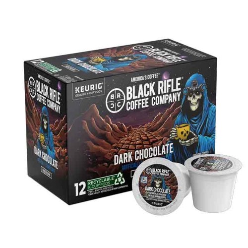 BLACK RIFLE COFFEE DARK CHOCOLATE ROUNDS 12CT | KYGUNCO