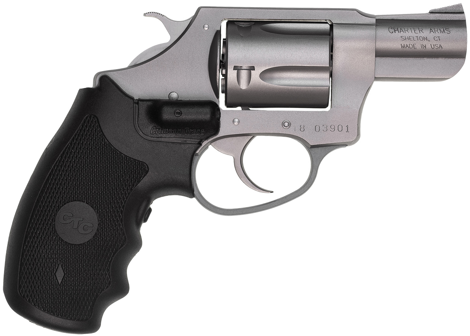CHARTER ARMS Undercover 38 Special +P 2in Stainless 5rd-img-0