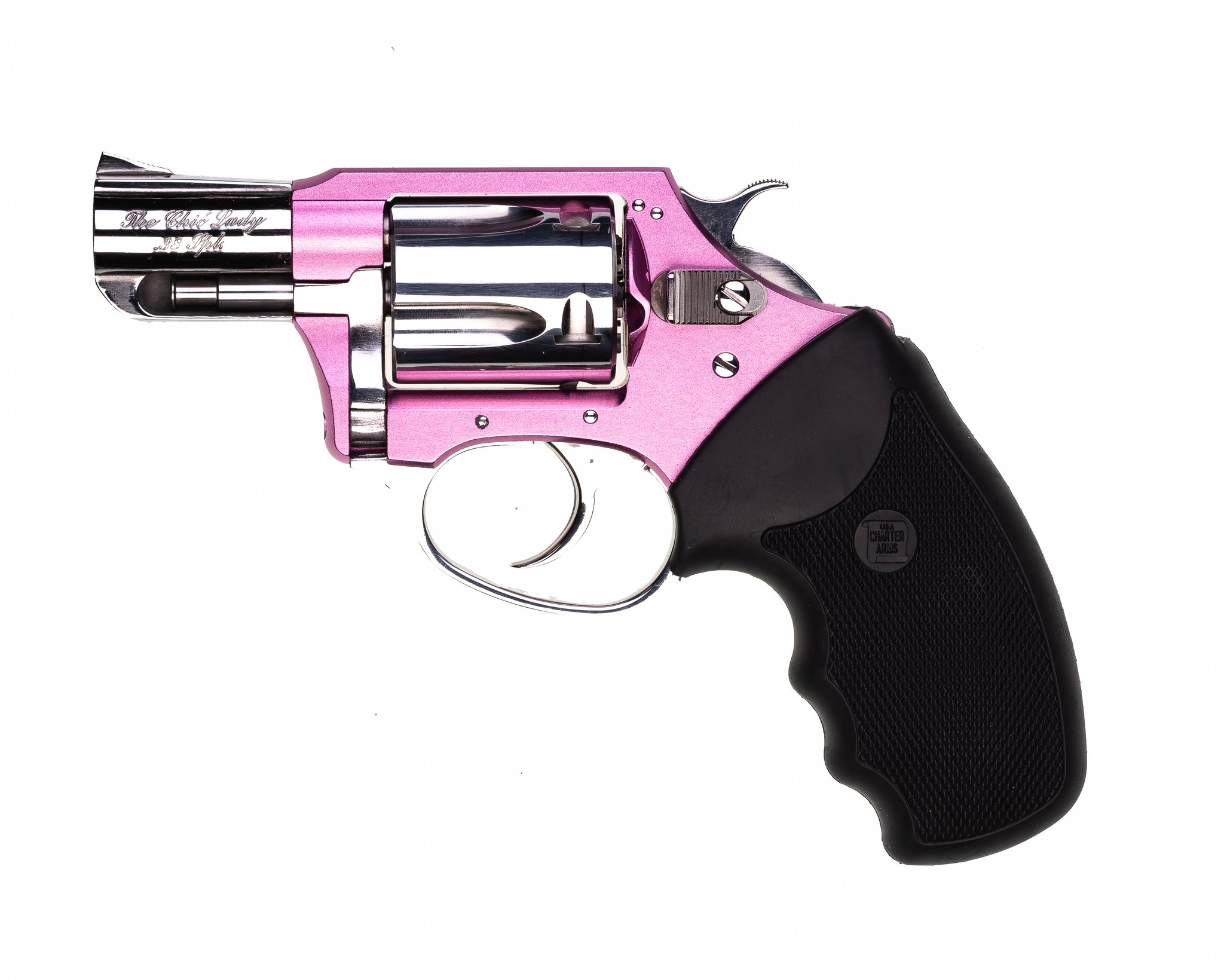 CHARTER ARMS Chic Lady 38 Special 2" 5rd Pink / Stainless KYGUNCO