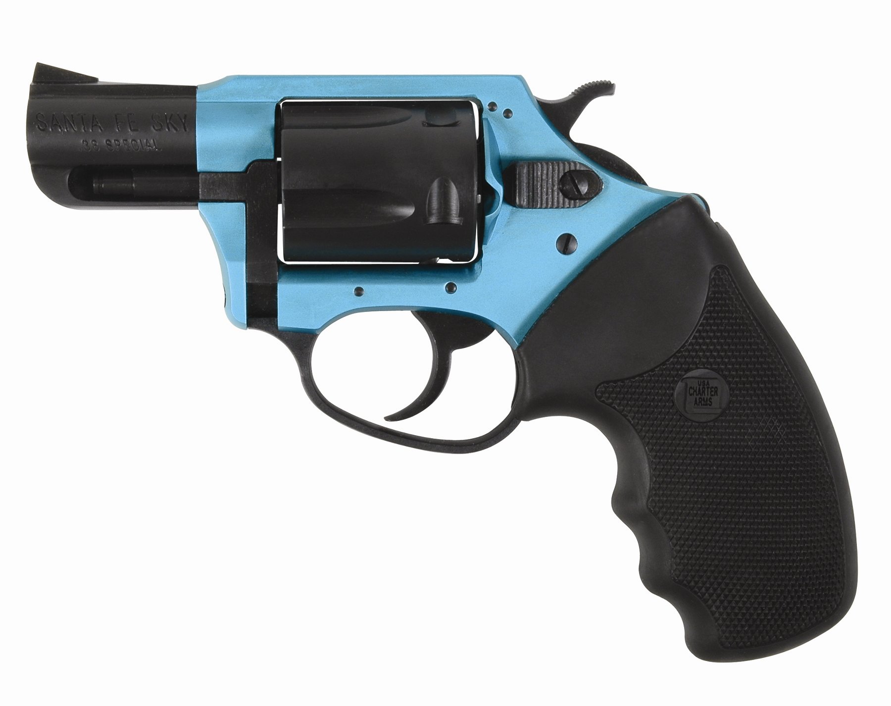 CHARTER ARMS Santa Fe 38 Special 2" 5rd Revolver - Turquoise / Black-img-0