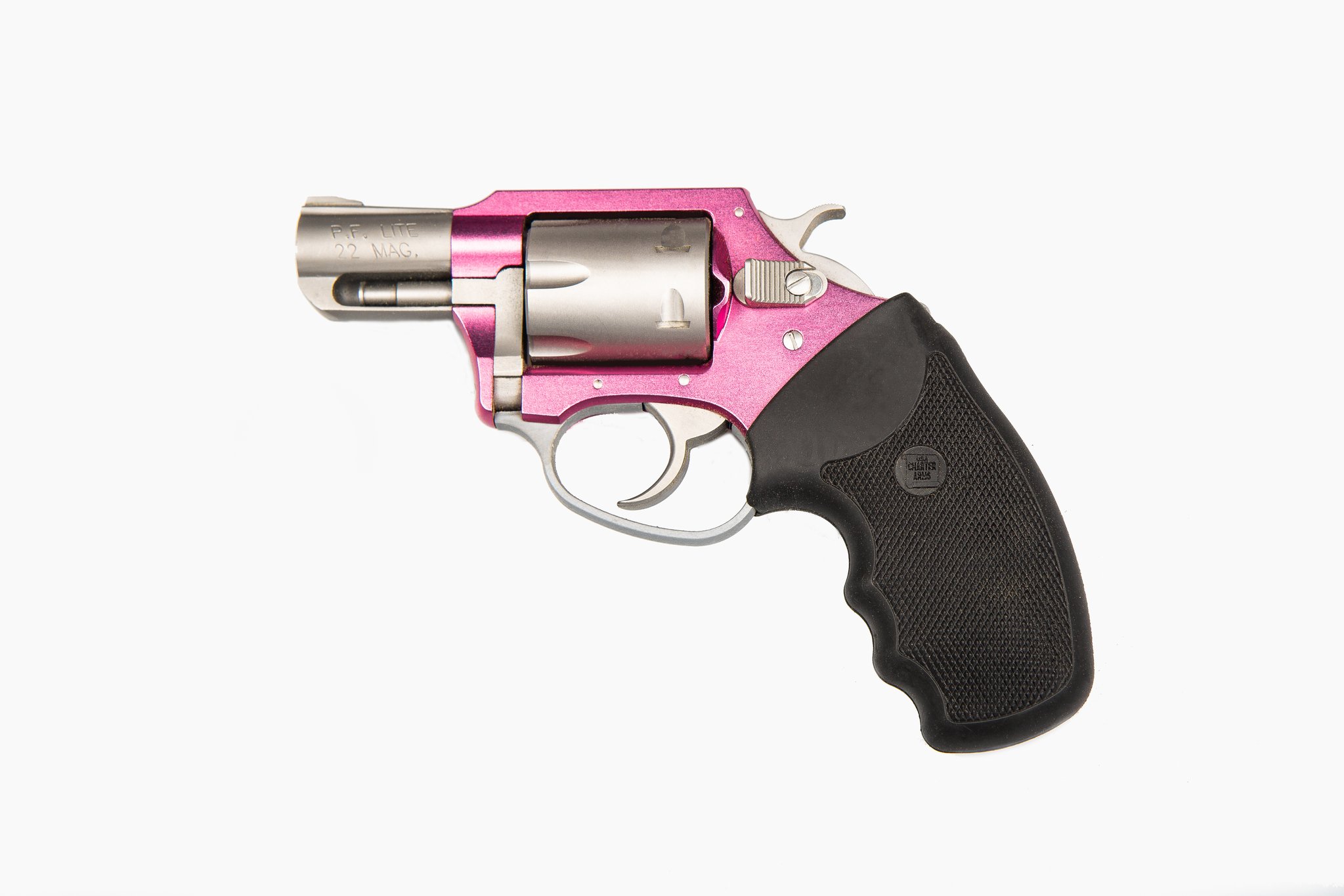 CHARTER ARMS Pink Lady 22Mag 2" 6rd Revolver Pink / Stainless KYGUNCO