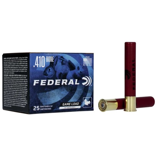 FEDERAL AMMO 410Ga 3" Max. 11/16oz 7.5 25rdGame-Shok