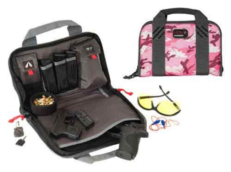 GPS Double Pistol Case Pink Camo KYGUNCO