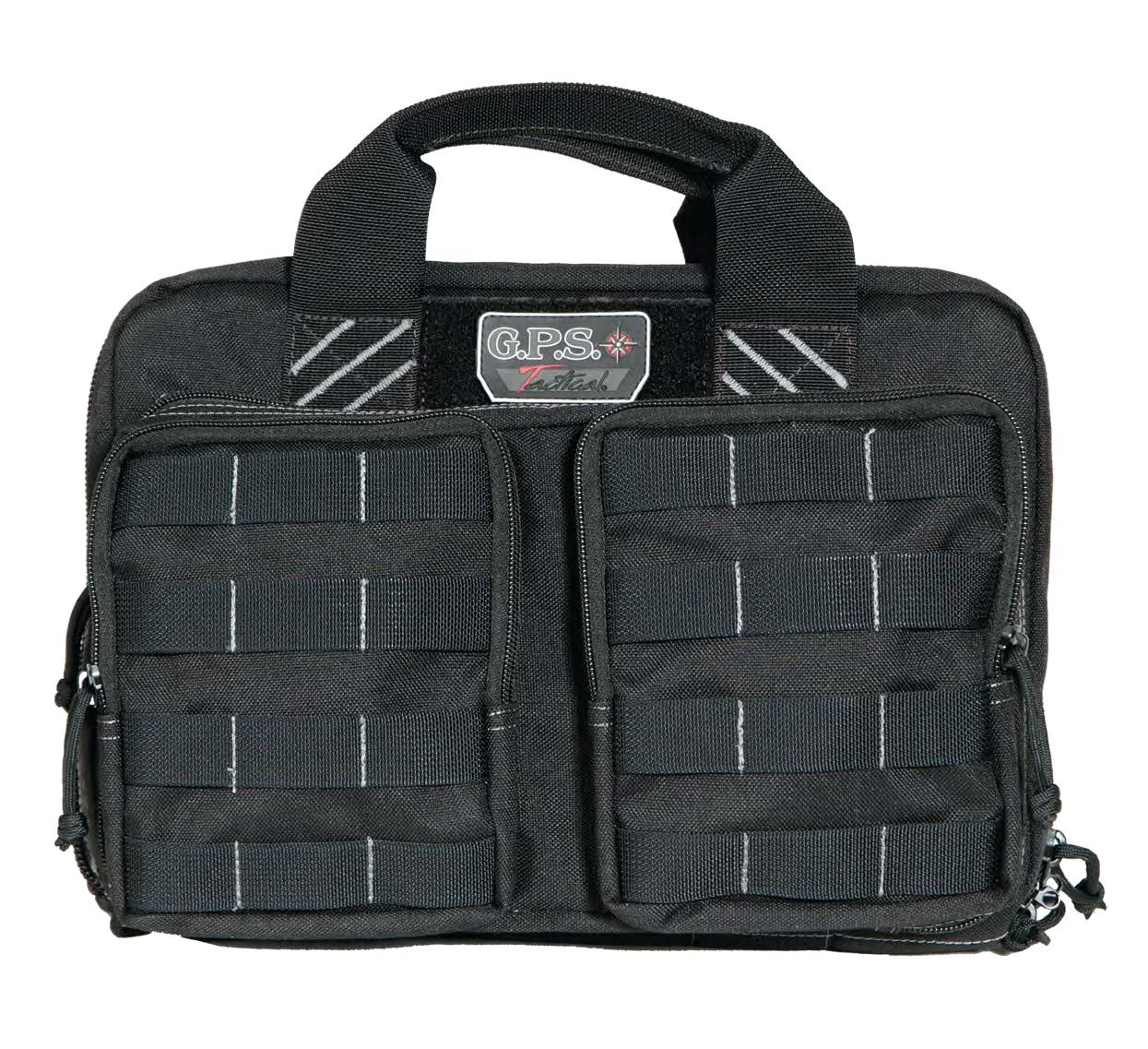 GPS Tactical Quad + 2 Pistol Range Bag Black KYGUNCO