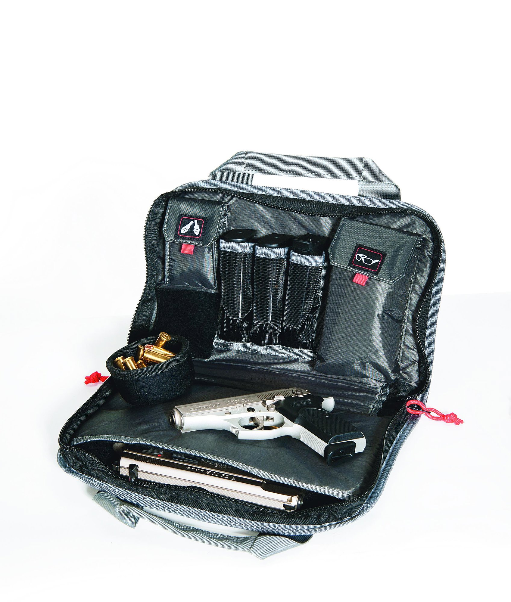 GPS Quad Pistol Range Bag Black KYGUNCO