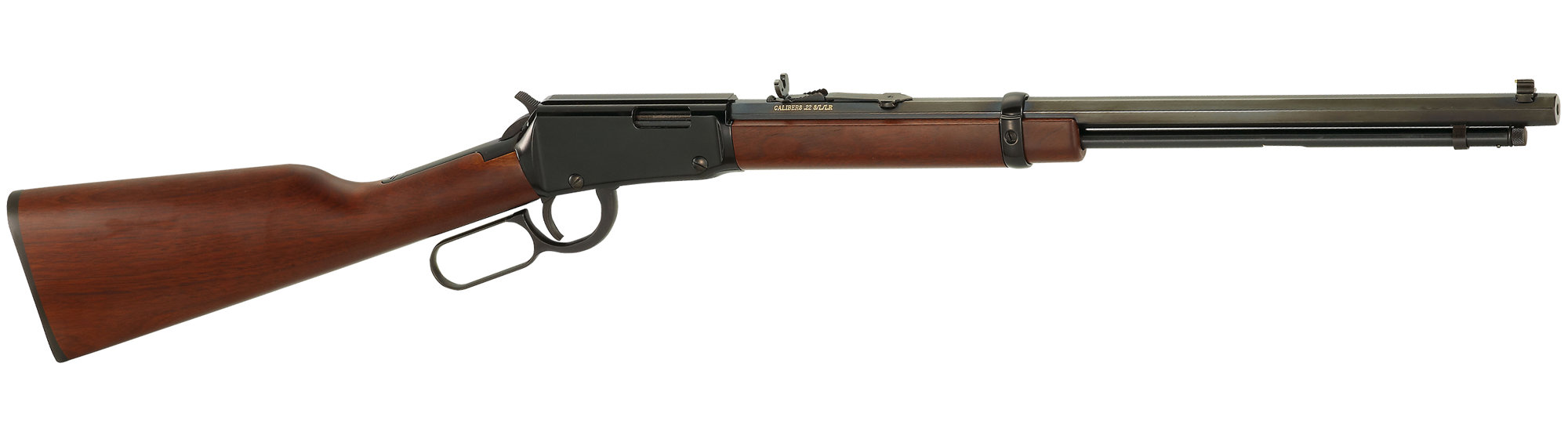 HENRY Lever Action Frontier 22LR 20" 16rd Rifle - Blued / Walnut-img-0