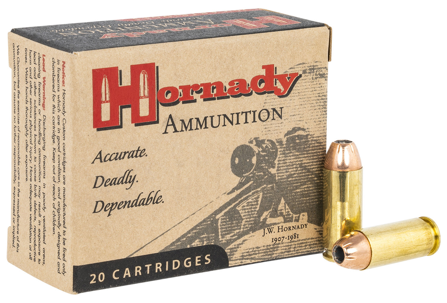 HORNADY Custom 10mm 180gr XTP Ammunition | 20 Rounds | KYGUNCO