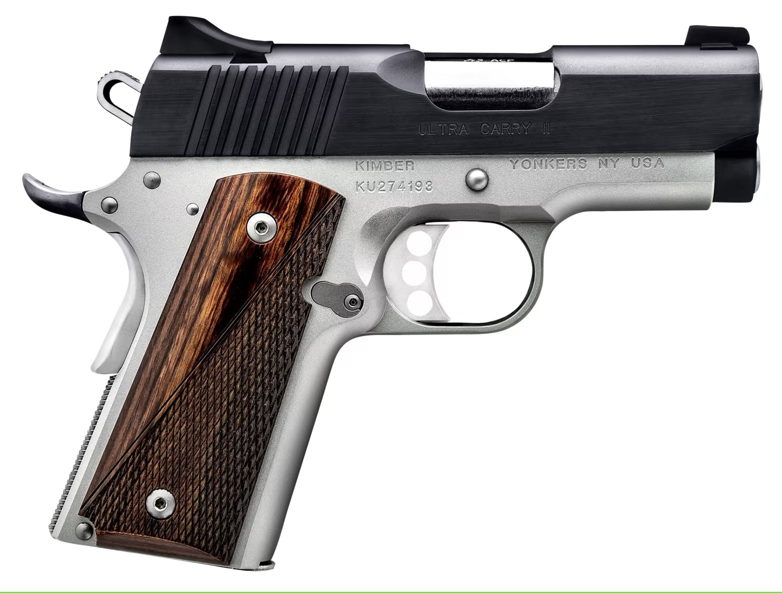 KIMBER Ultra Carry II 1911 9mm 3" 8rd Pistol - Two-Tone-img-0