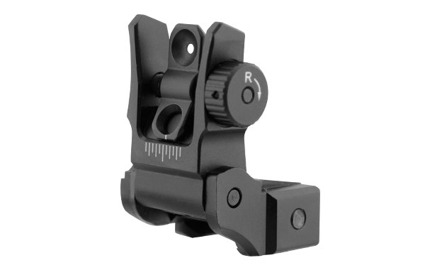 LEAPERS UTG AR15 Low Profile Flip-Up Rear Sight w/ Dual Aiming ...