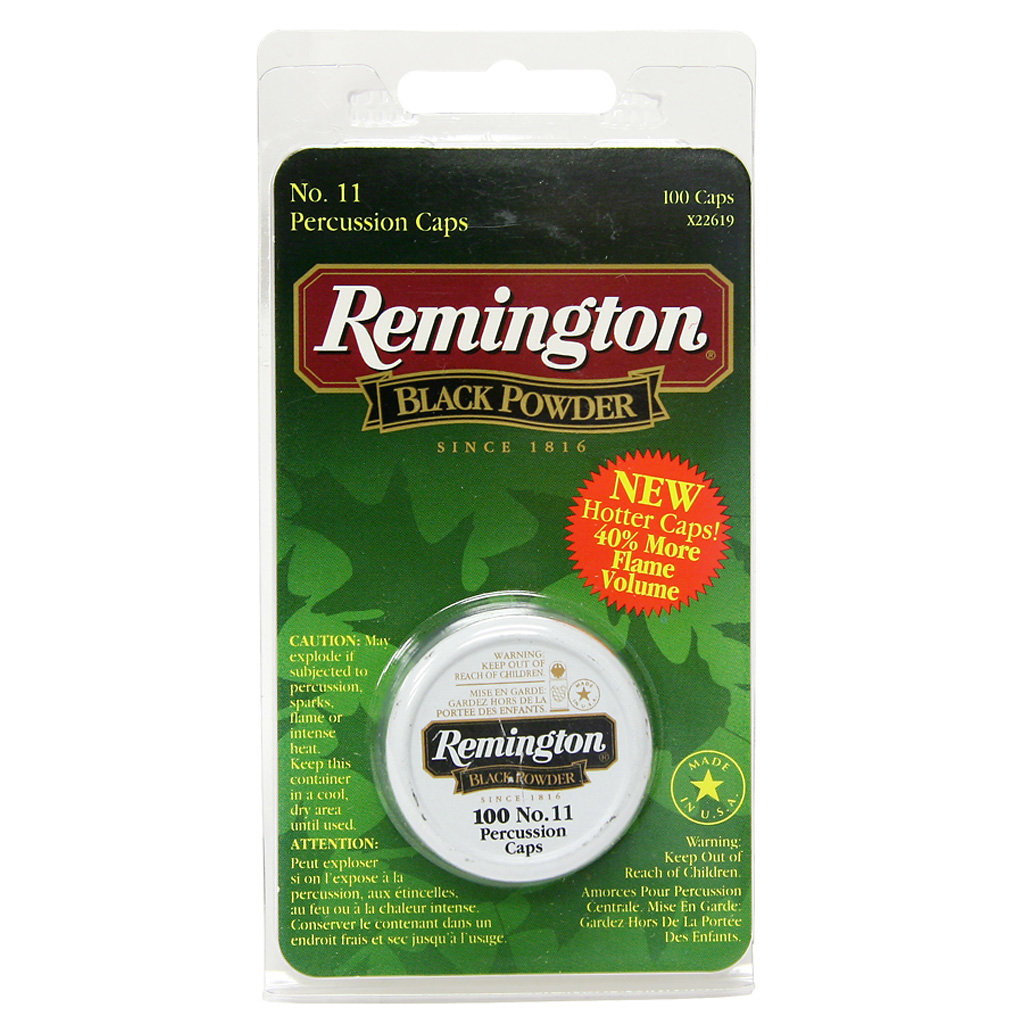 REMINGTON Percussion Cap 11 4oz Black Powder 100rd » KYGUNCO