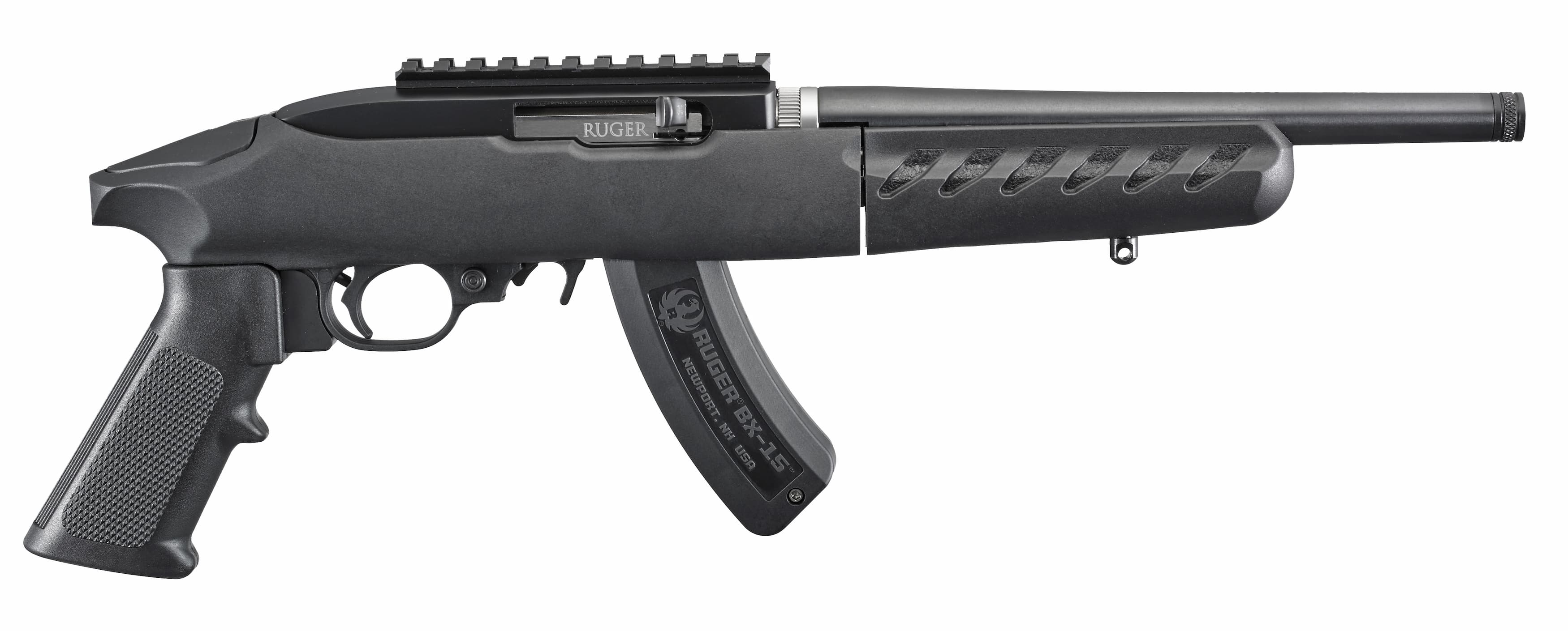 RUGER Charger 22LR 10" 15rd Pistol - Black-img-0