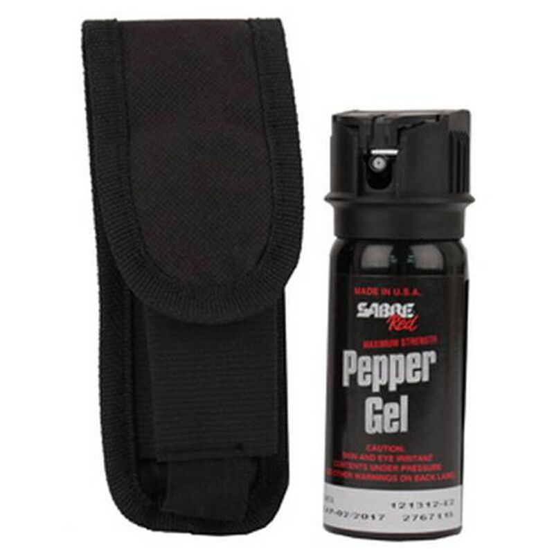 SABRE Red Pepper Gel With Holster | KYGUNCO