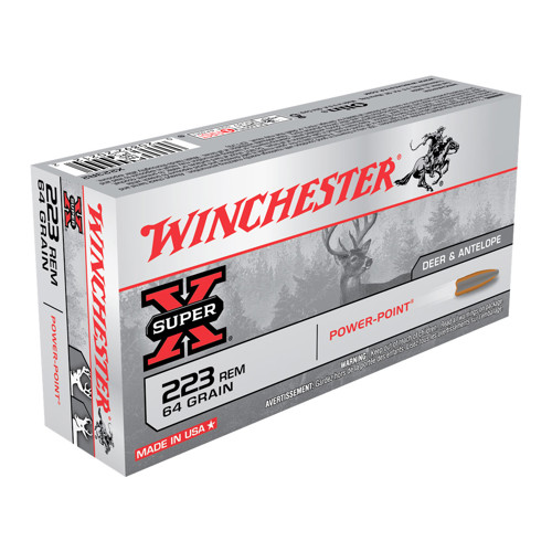 WINCHESTER AMMO 223 Rem 64Gr Power-Point 20rd