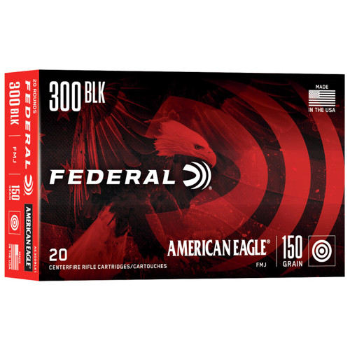 FEDERAL AMMO 300 AAC 150Gr Full Metal Jacket Boat-Tail 20rd