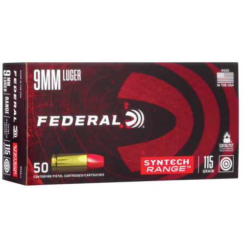 FEDERAL AMMO 9mm 115Gr Total Synthetic Jacket (TSJ) 50rd