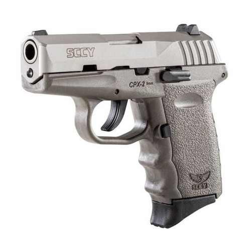 SCCY INDUSTRIES CPX2 9mm 31 10rd Pistol  Sniper Grey  Stainless