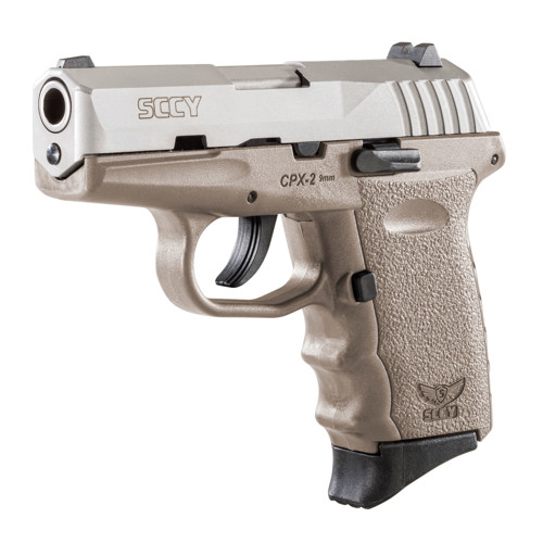 SCCY INDUSTRIES CPX2 TTDE 9mm 31 10rd Pistol  Stainless  FDE