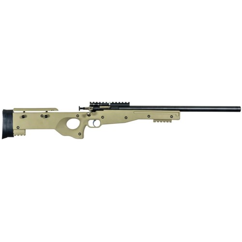 KEYSTONE Crickett Precision 22LR 16.5" Single Shot Rifle - FDE / Black