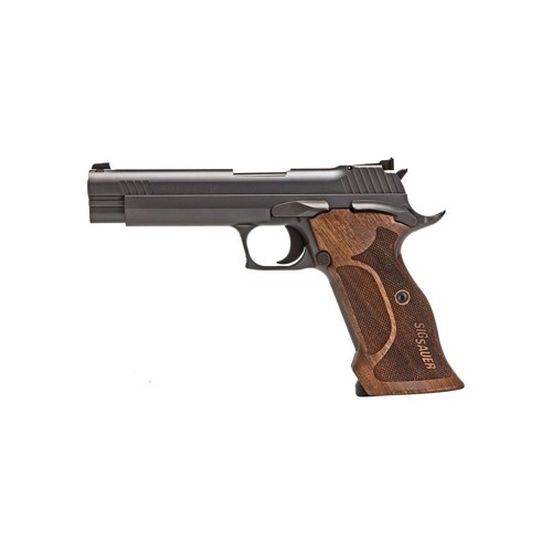 SIG SAUER P210 Target 9mm 5" 8rd Pistol - Black w/ Target Walnut Grips