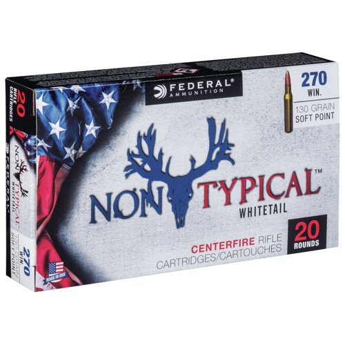 FEDERAL AMMO 270 Win 130Gr Non TypiCal Soft Point Federal