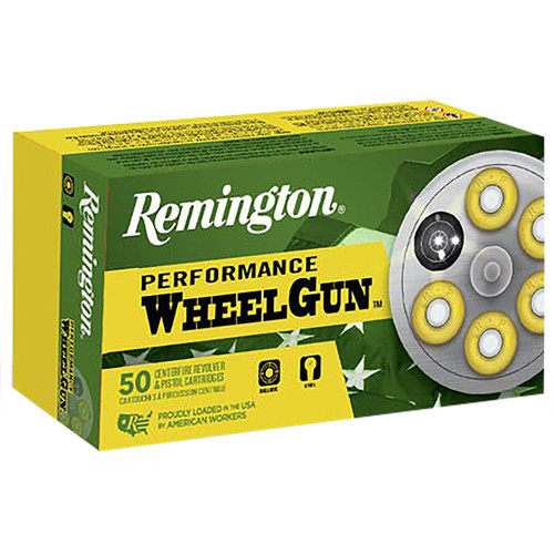 REMINGTON AMMO 357 Mag Perf Wheelgun Lead SWC 158Gr 50rd