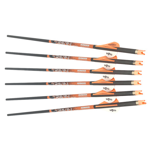 RAVIN CROSSBOWS Arrows w/Orange Nocks 400gr 6pk .003