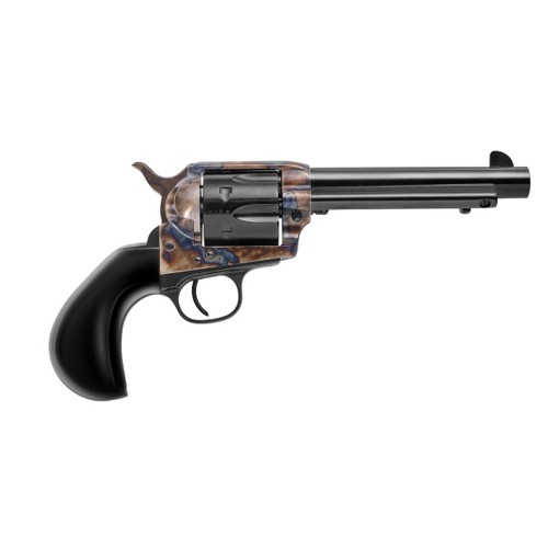 UBERTI Bonney "Billy the Kid" 1873 Cattleman 45LC 5.5" 6rd Revolver - Blued / Bison-Horn Grip