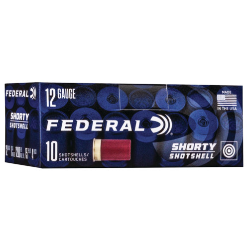 FEDERAL AMMO Shorty 12 Gauge 4-Buck Mini Shotshells | 10 Round