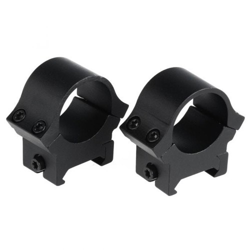 B SQUARE Medium Height 1" Sport Utility Rings | Matte Black