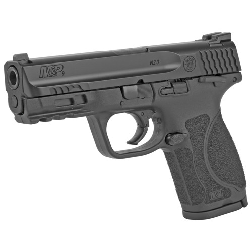 SMITH & WESSON M&P M2.0 Compact 9mm 4" 10+1 Pistol w/ Thumb Safety - Black