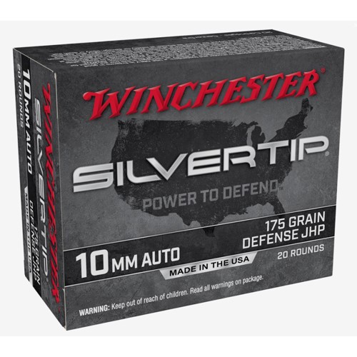 WINCHESTER 10mm Auto 185Gr Silvertip Hollow Point 20rd