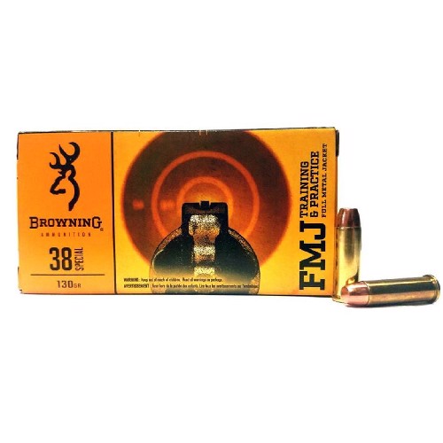 BROWNING AMMO 38 Special 130 FMJ 50rd