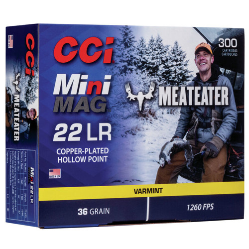 CCI 22 LR MeatEater Series Mini-Mag 300rd