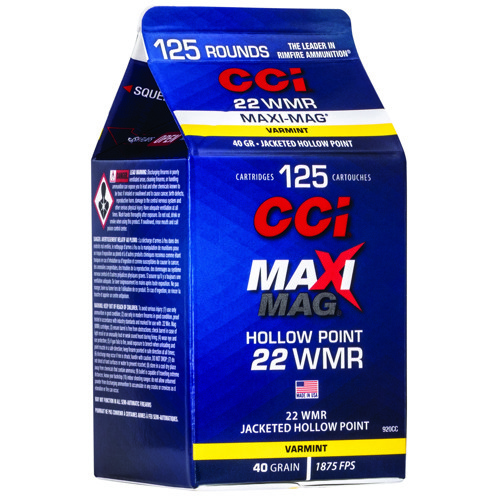 CCI 22 WMR HP Maxi Mag Pour Pack 125rd