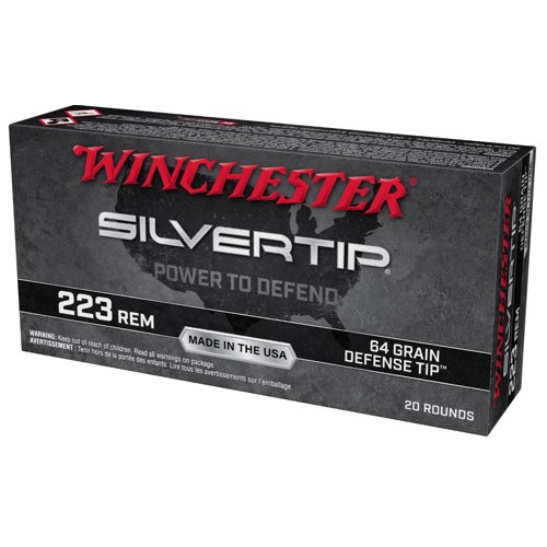 WINCHESTER 223 Rem Silvertip Defense Brass 64Gr 20rd