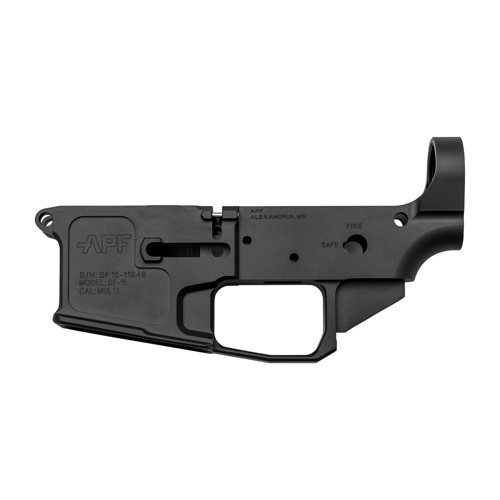 APF (Alex Pro Firearms) AR-15 Stripped Billet Lower Receiver - Matte Black