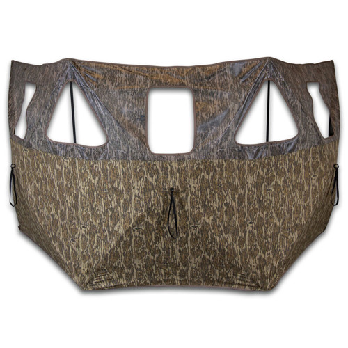 PRIMOS Double Bull 3 Panel Stakeout Blind Mossy Oak Bottomland