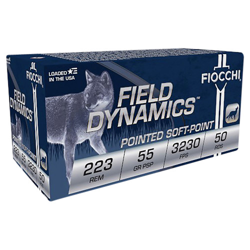 FIOCCHI 223 Rem Pointed Soft Point 55Gr 50rd
