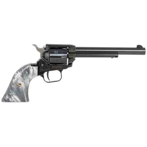HERITAGE MANUFACTURING Rough Rider 22LR 65 6rd Revolver  Black w Gray Pearl Grips
