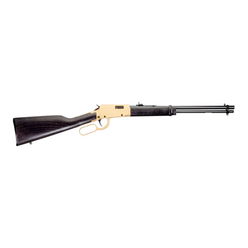 ROSSI Rio Bravo Lever Action 22LR 18 15rd Lever Action Rifle  Black  Gold