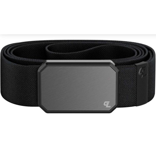 GROOVE LIFE Belt Black w/ Gun Metal Magnetic Buckle OSFM