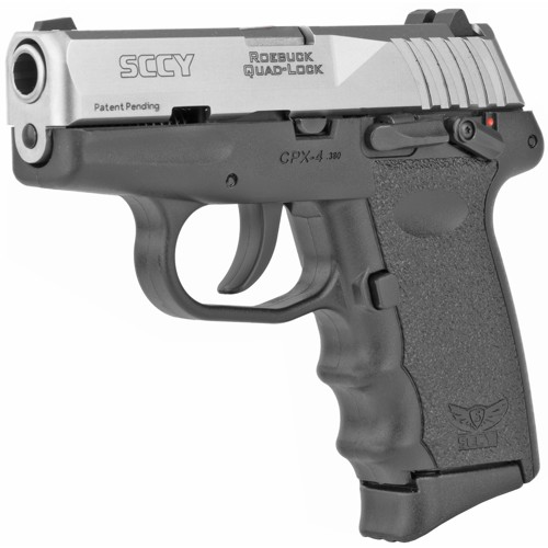 SCCY INDUSTRIES CPX4 380 ACP 31 10rd Pistol  Black  Stainless