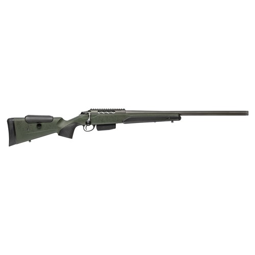 TIKKA T3x Super Varmint 300 Win Mag 23.7" 5rd Bolt Rifle w/ Threaded Barrel - Green / Black